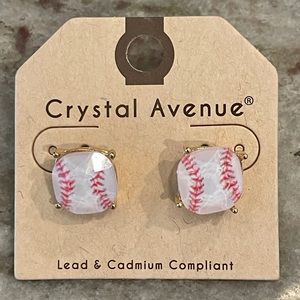 Baseball Stud Earrings